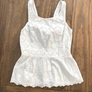 White lace top